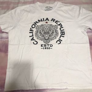 White lucky brand shirt